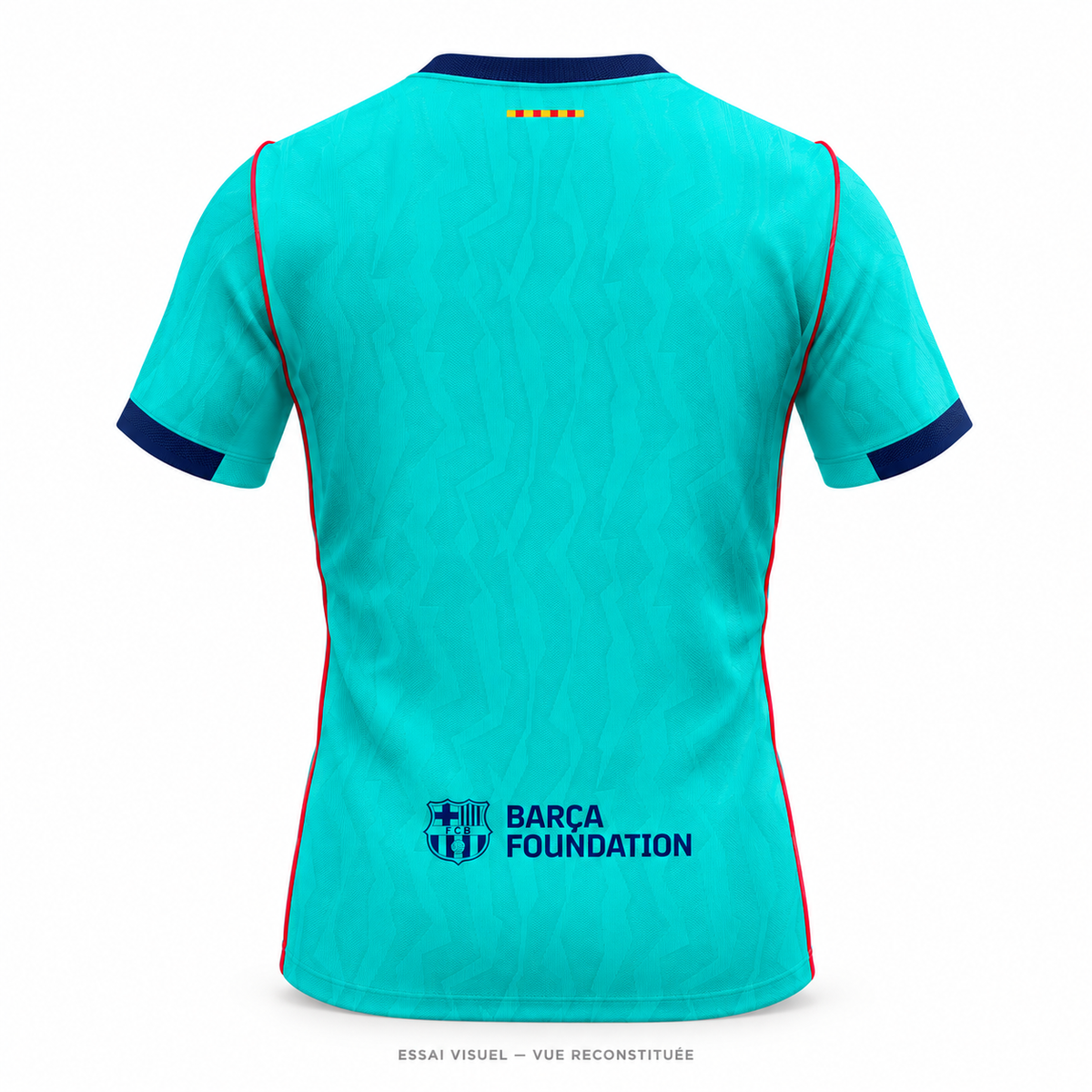 Maillot Third Barcelone 2026/27 — dos, vue reconstituée