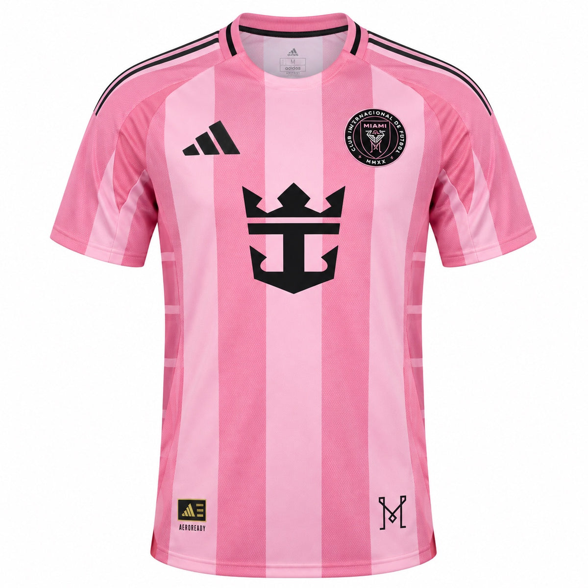 Maillot Inter Miami Rose à Rayures (enfant)