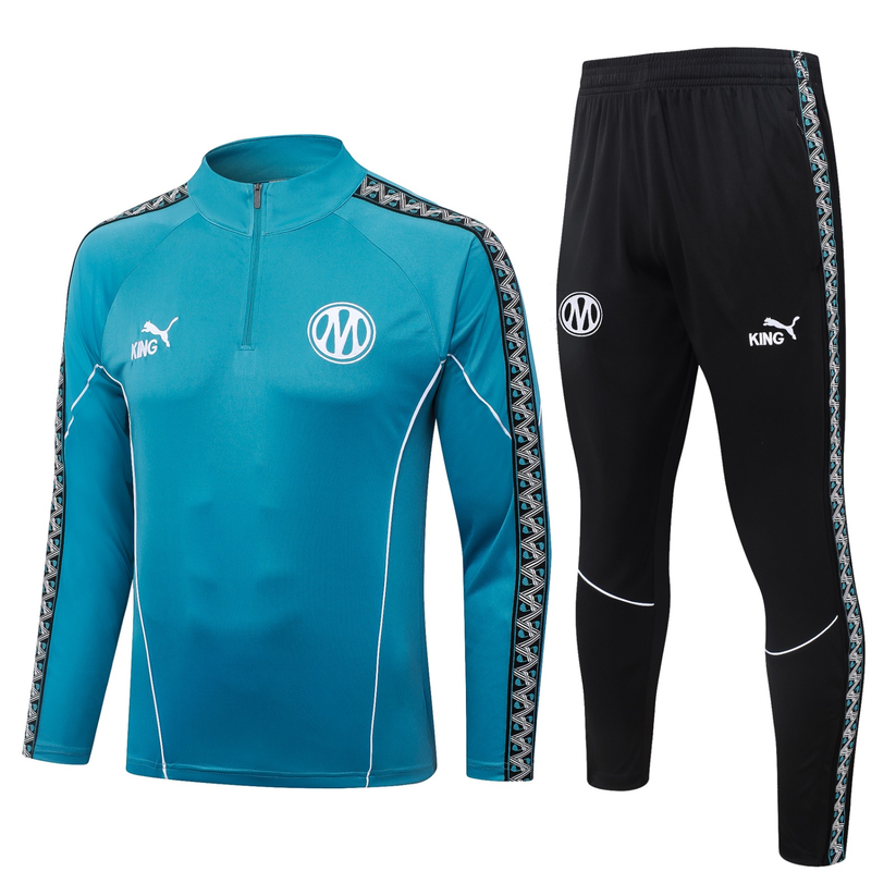 Ensemble survêtement Marseille — Turquoise et noir