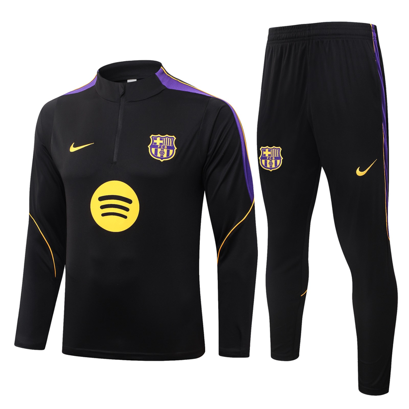 Ensemble survêtement Barcelone — Noir et violet