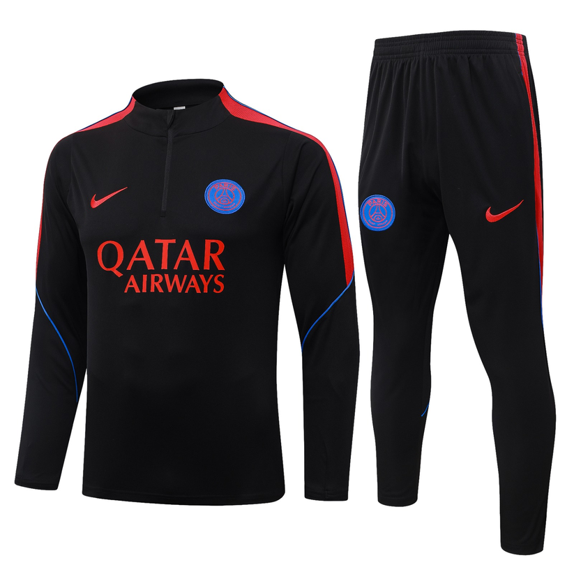 Ensemble survêtement PSG — Noir et rouge