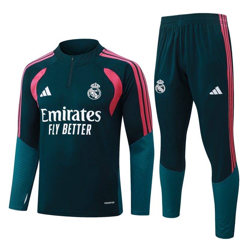 Ensemble survêtement Real Madrid — Vert et rose